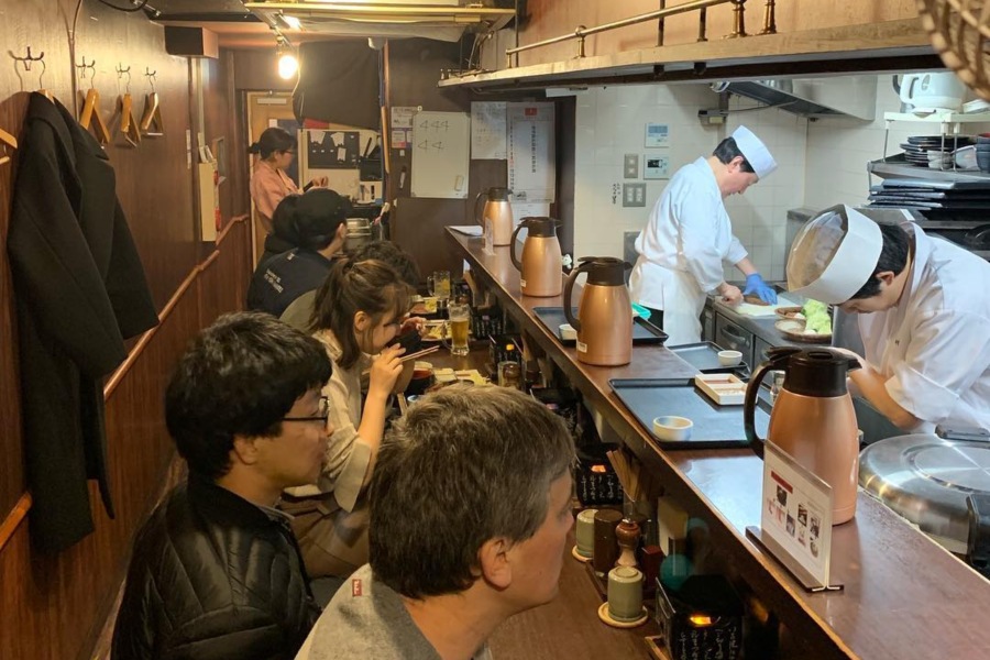 Restoran Tenfusa Tempura di Tokyo