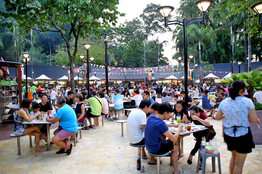 street food singapore newton