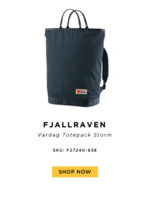 tas Fjallraven Multifungsi