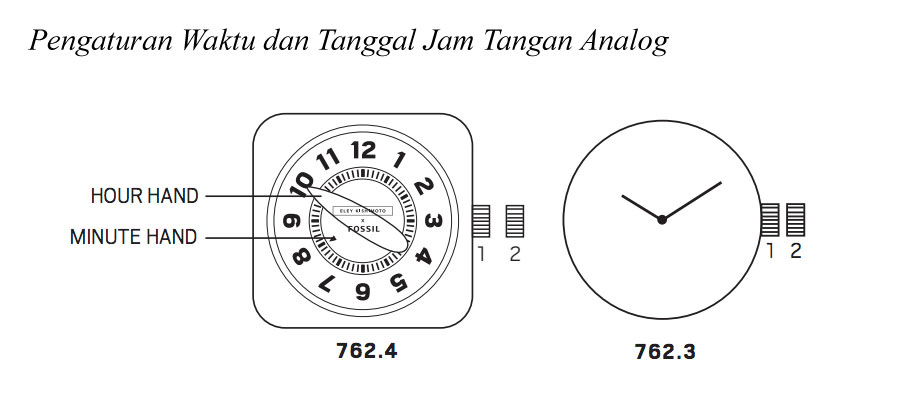 cara setting jam tangan analog