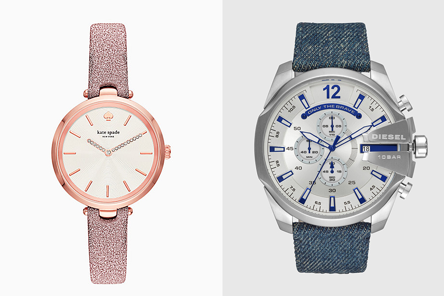 Jam Tangan Strap Nylon dan Denim